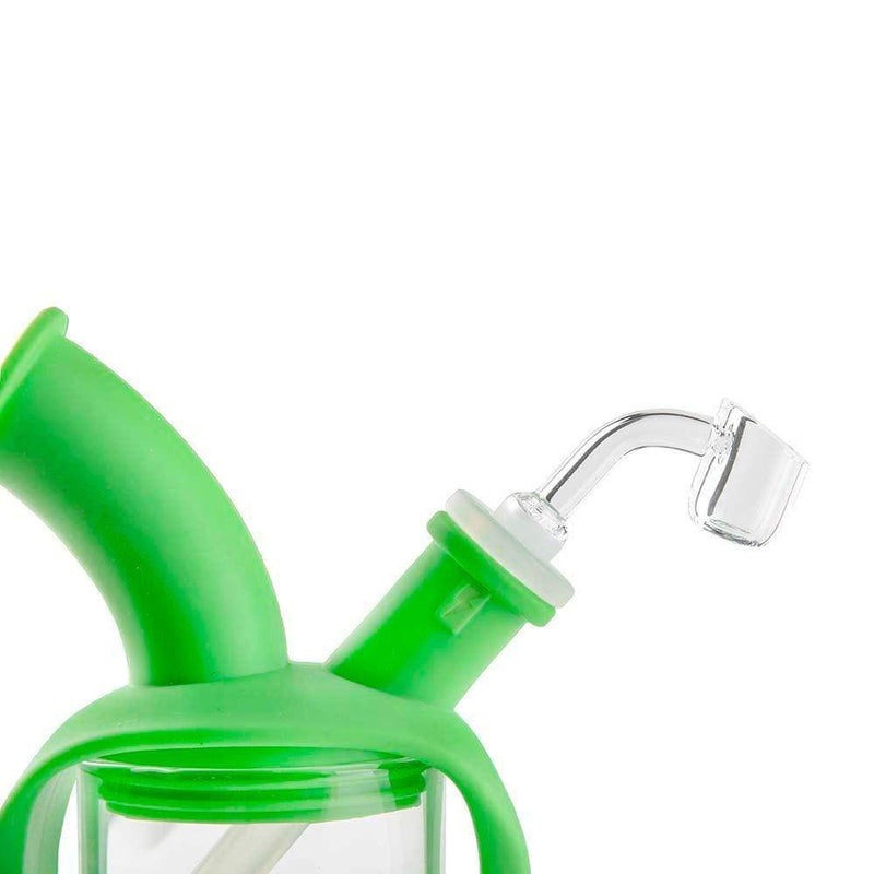 Biohazard Inc Silicone Bong OOZE Kettle Silicone Bubbler - Green