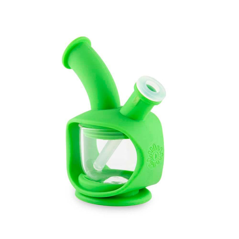 Biohazard Inc Silicone Bong OOZE Kettle Silicone Bubbler - Green