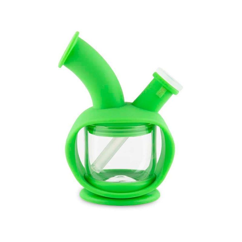 Biohazard Inc Silicone Bong OOZE Kettle Silicone Bubbler - Green