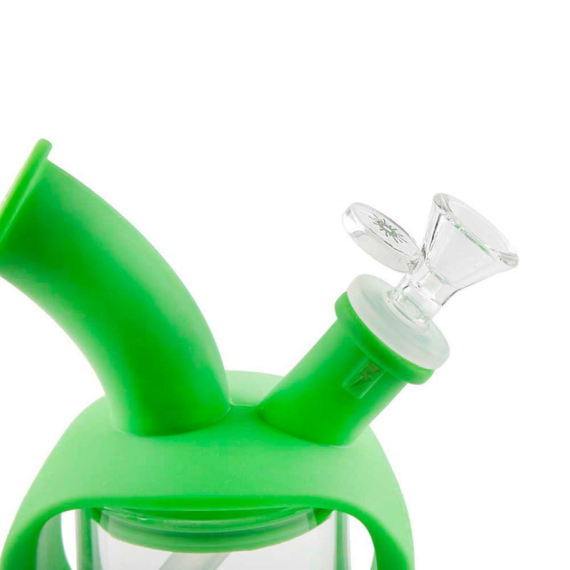 Biohazard Inc Silicone Bong OOZE Kettle Silicone Bubbler - Green