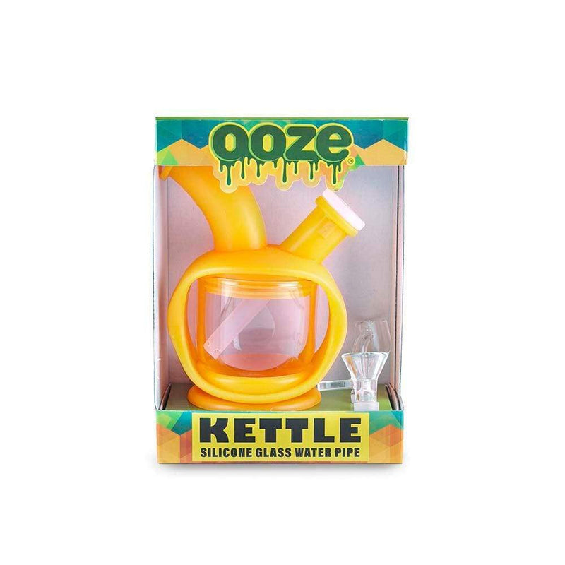 Biohazard Inc Silicone Bong OOZE Kettle Silicone Bubbler - Orange