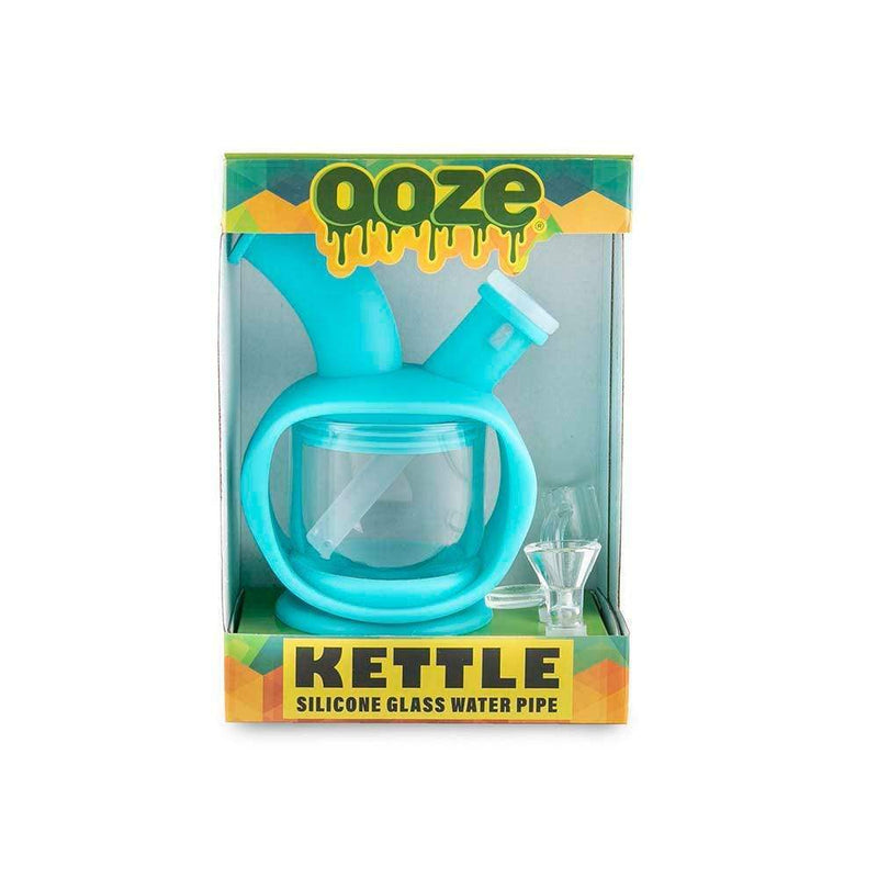 Biohazard Inc Silicone Bong OOZE Kettle Silicone Bubbler - Teal