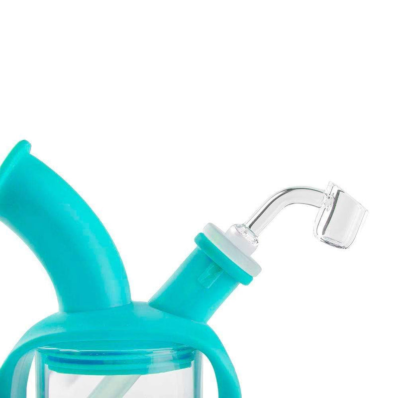 Biohazard Inc Silicone Bong OOZE Kettle Silicone Bubbler - Teal