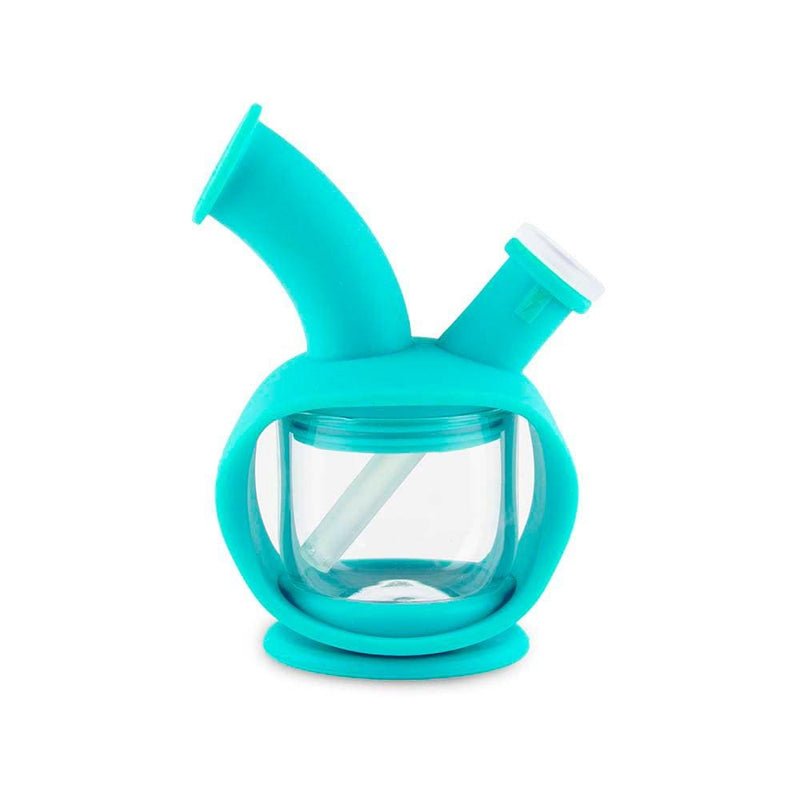 Biohazard Inc Silicone Bong OOZE Kettle Silicone Bubbler - Teal