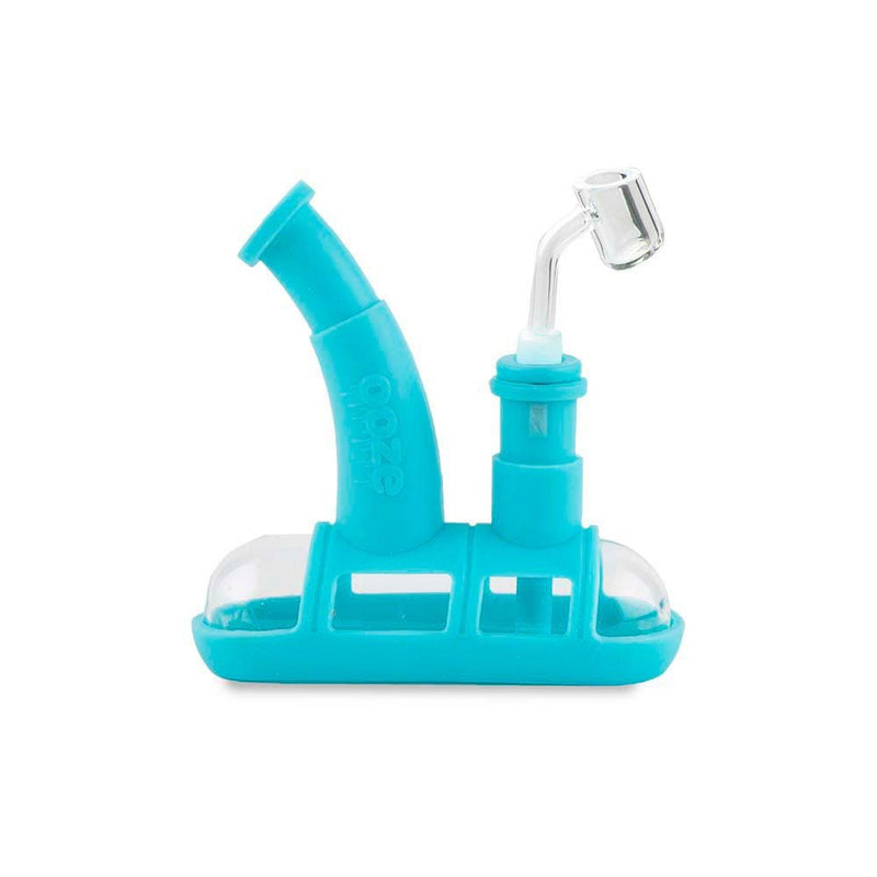 Biohazard Inc Silicone Bong OOZE Steamboat Silicone Bubbler - Teal