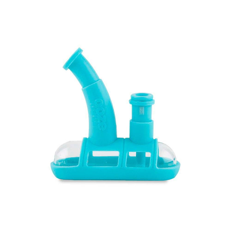 Biohazard Inc Silicone Bong OOZE Steamboat Silicone Bubbler - Teal