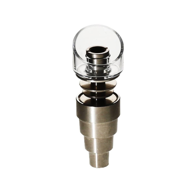 Biohazard Inc Titanium Nail Titanium Domeless Universal Quartz Angled Dish Nail