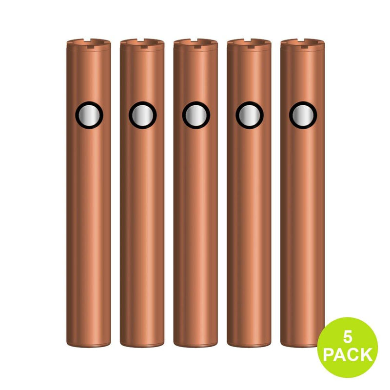 Biohazard Inc Vape Cartridge Lithium OTG Battery and USB Charger Rose Gold - 5 Count