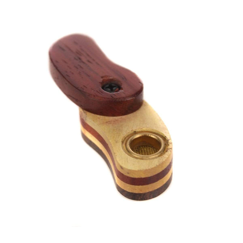 Biohazard Inc Wood Hand Pipe 2" Monkey Wood Pipe