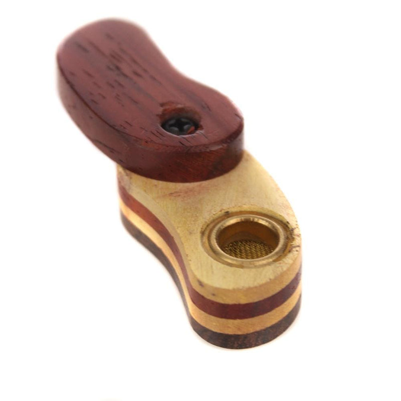 Biohazard Inc Wood Hand Pipe 2" Monkey Wood Pipe