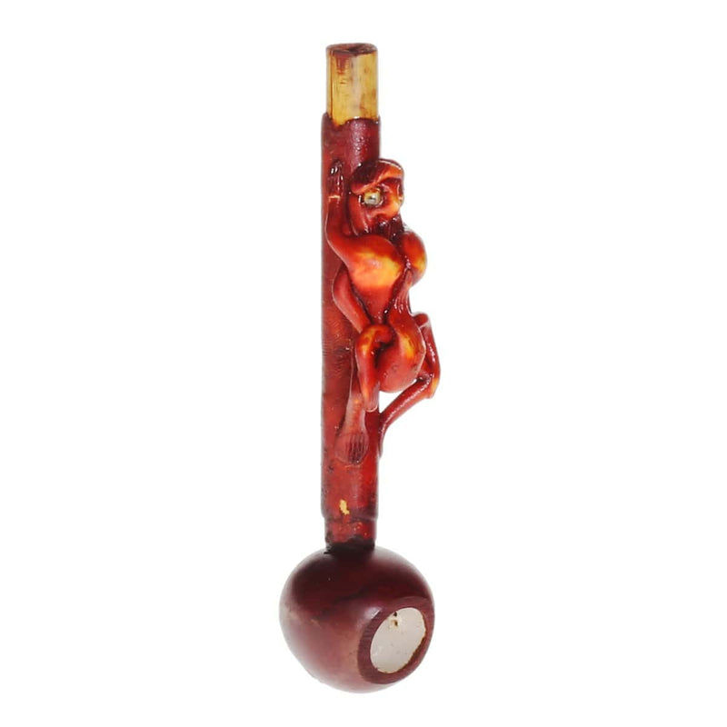 Biohazard Inc Wood Hand Pipe 4" Erotic Wood Pipe - 69