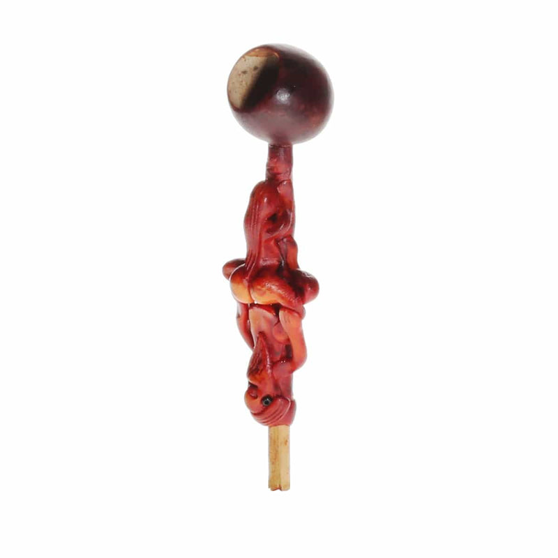 Biohazard Inc Wood Hand Pipe 4" Erotic Wood Pipe - Reverse