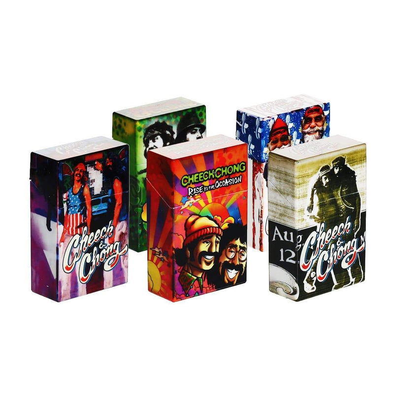 Cheech and Chong Cigarette Case Cheech & Chong Cigarette Case With Flip Top - 12 Count