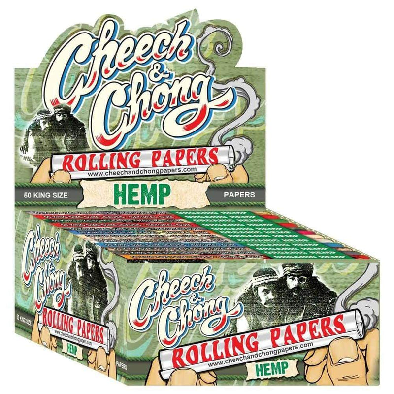 Cheech and Chong Rolling Papers Cheech & Chong Rolling Hemp Papers King Size - 50 Count