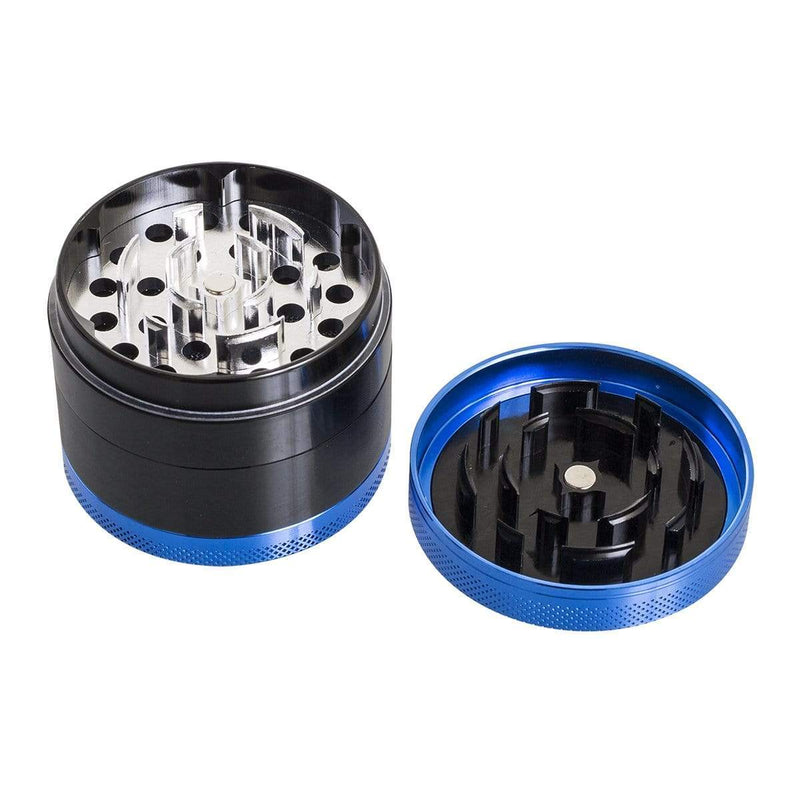 Chromium Crusher Metal Grinder 4pc Chromium Crusher Grinder Blue - 2"