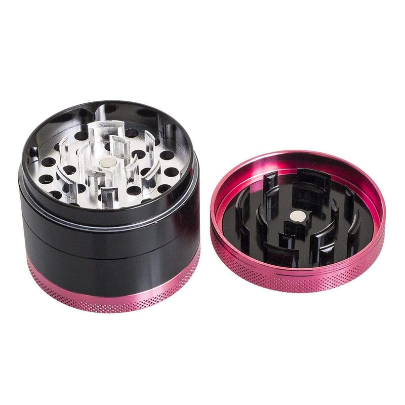 Chromium Crusher Metal Grinder 4pc Chromium Crusher Grinder Pink - 2"