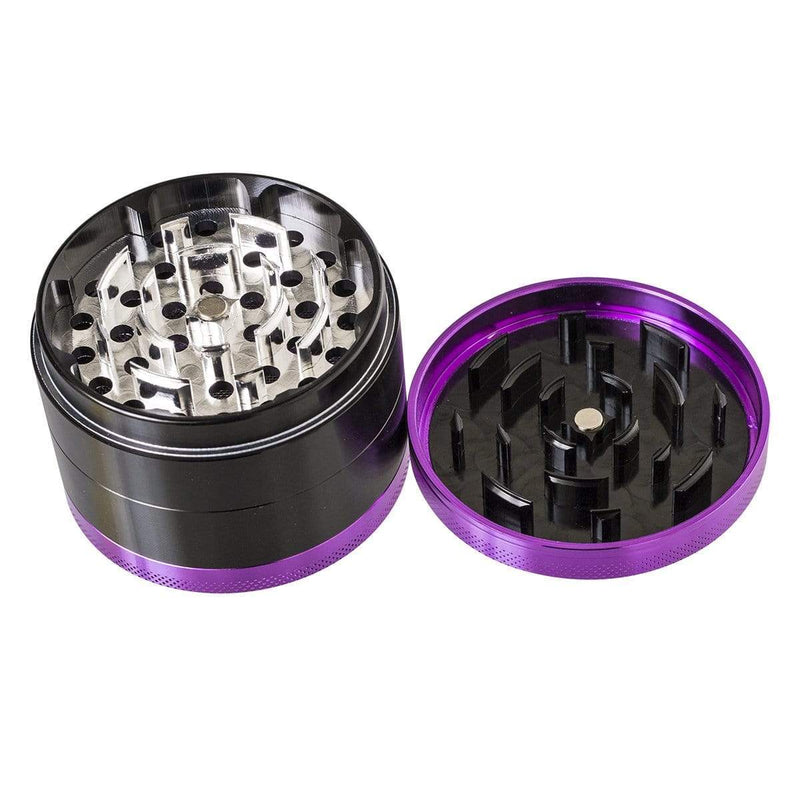 Chromium Crusher Metal Grinder 4pc Chromium Crusher Grinder Purple - 2 1/2"