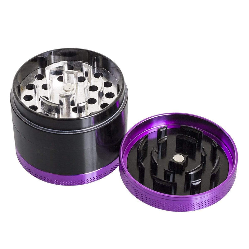 Chromium Crusher Metal Grinder 4pc Chromium Crusher Grinder Purple - 2"