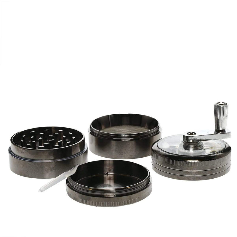 Chromium Crusher Metal Grinder 4pc Chromium Crusher Grinder With Handle - 2 1/4"