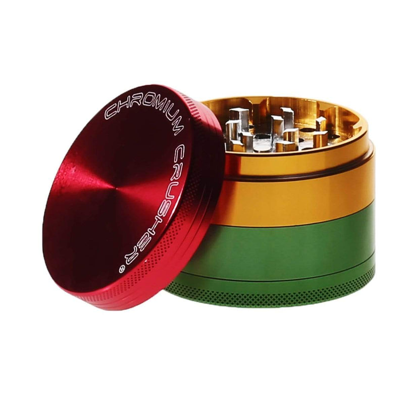 Chromium Crusher Metal Grinder 4pc Chromium Crusher Precision Grinder Rasta - 2 1/2"