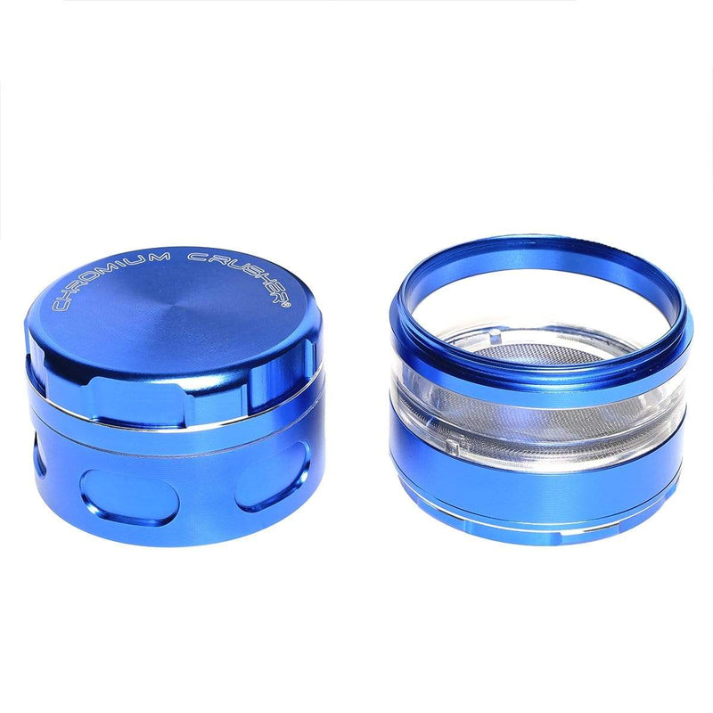 Chromium Crusher Metal Grinder Blue Chromium Crusher Multi Blade 2.5" Grinder