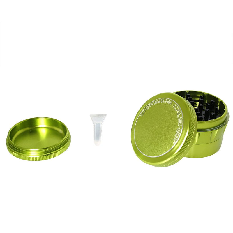 Chromium Crusher Metal Grinder Green 4pc Chromium Crusher 2.5" Grinder