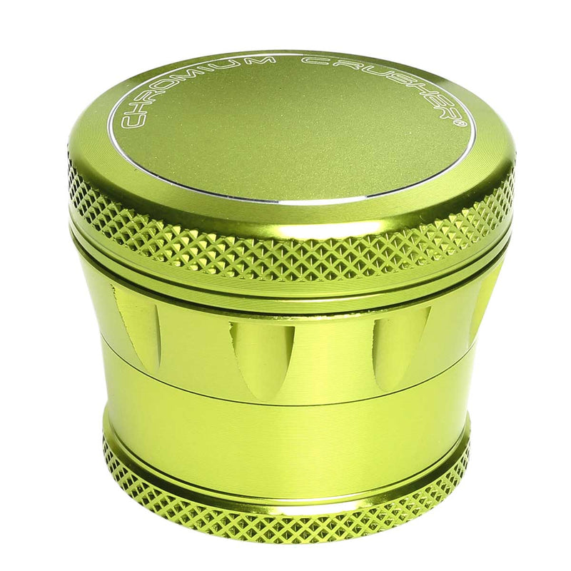 Chromium Crusher Metal Grinder Green 4pc Premium Chromium Crusher Tapered Top 2" Grinder