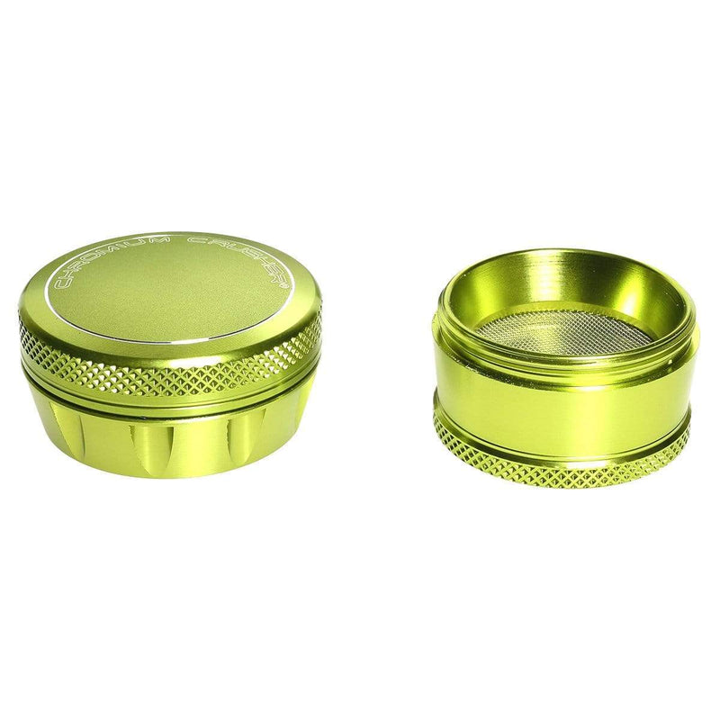 Chromium Crusher Metal Grinder Green 4pc Premium Chromium Crusher Tapered Top 2" Grinder