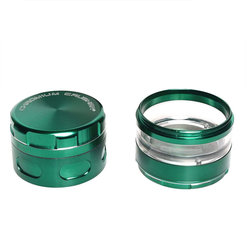 Chromium Crusher Metal Grinder Green Chromium Crusher Multi Blade 2.5" Grinder