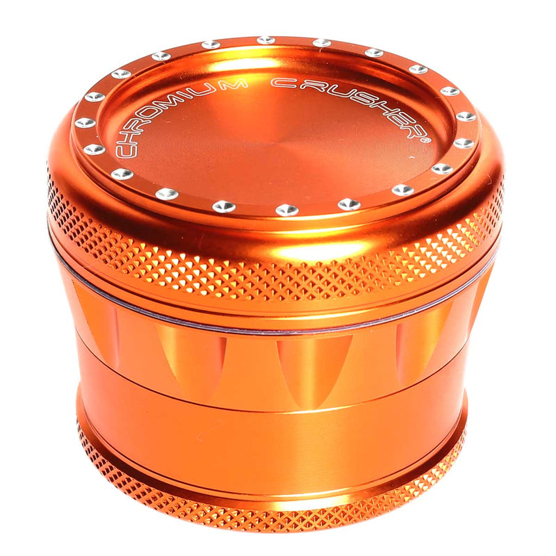 Chromium Crusher Metal Grinder Orange 4pc Premium Chromium Crusher 2.75" Grinder