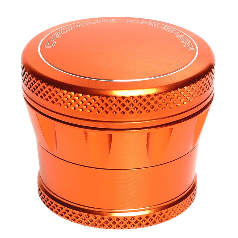 Chromium Crusher Metal Grinder Orange 4pc Premium Chromium Crusher Tapered Top 2" Grinder