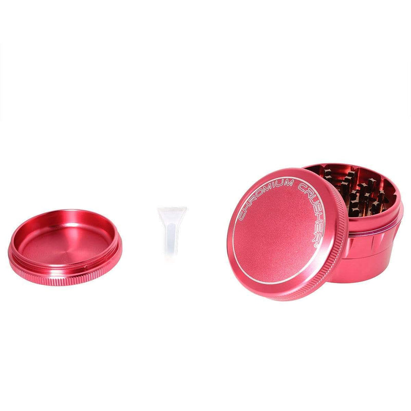 Chromium Crusher Metal Grinder Pink 4pc Chromium Crusher 2.5" Grinder