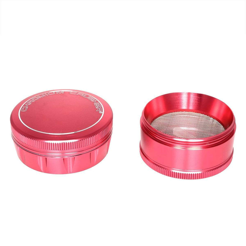 Chromium Crusher Metal Grinder Pink 4pc Chromium Crusher 2.5" Grinder