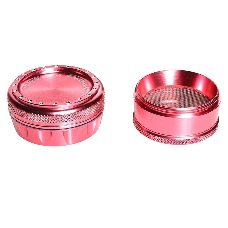 Chromium Crusher Metal Grinder Pink 4pc Premium Chromium Crusher 2.75" Grinder