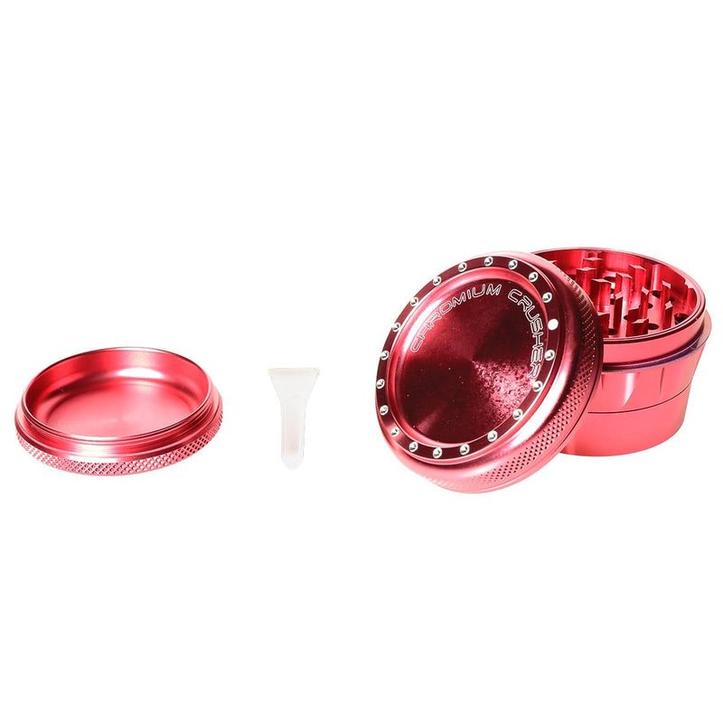 Chromium Crusher Metal Grinder Pink 4pc Premium Chromium Crusher 2.75" Grinder