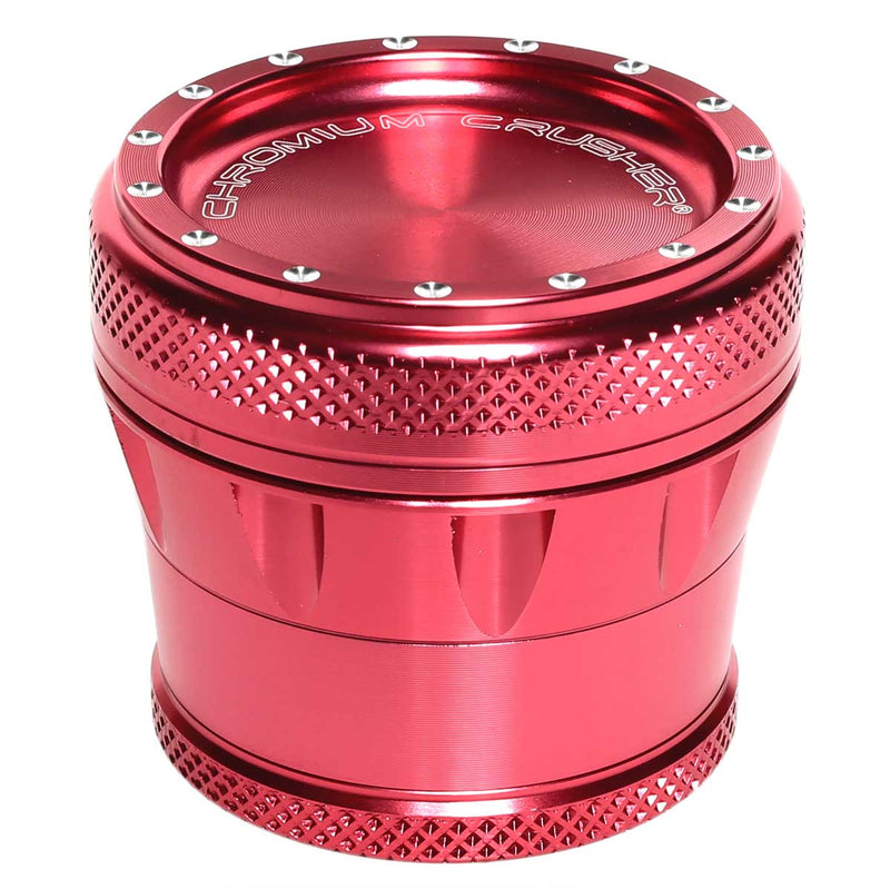 Chromium Crusher Metal Grinder Pink 4pc Premium Chromium Crusher Bling Top 2" Grinder