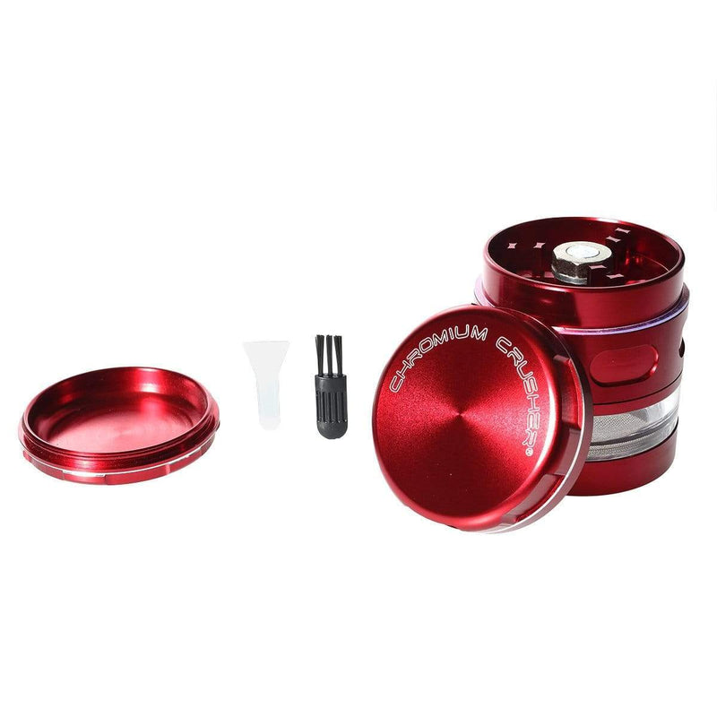 Chromium Crusher Metal Grinder Red Chromium Crusher Multi Blade 2.5" Grinder