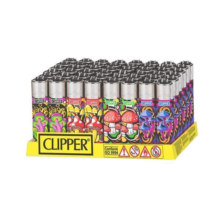 Clipper Lighters Clipper Lighter -  Clipper Mushroom 48 Count