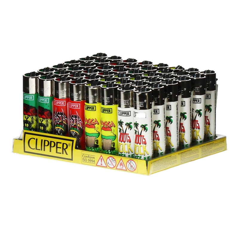 Clipper Lighters Clipper Lighter - Hippie S1 - 48 Count