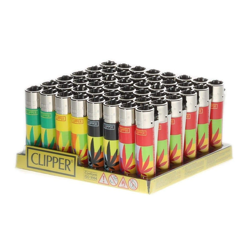 Clipper Lighters Clipper Lighter - Leaves 9 - 48 Count