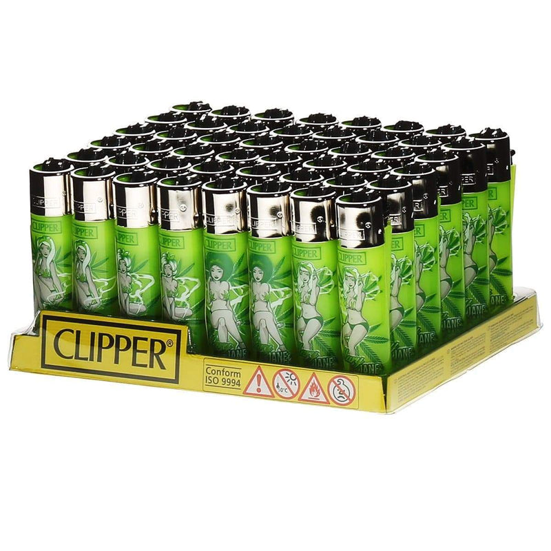 Clipper Lighters Clipper Lighter - Mary Jane PinUps - 48 Count