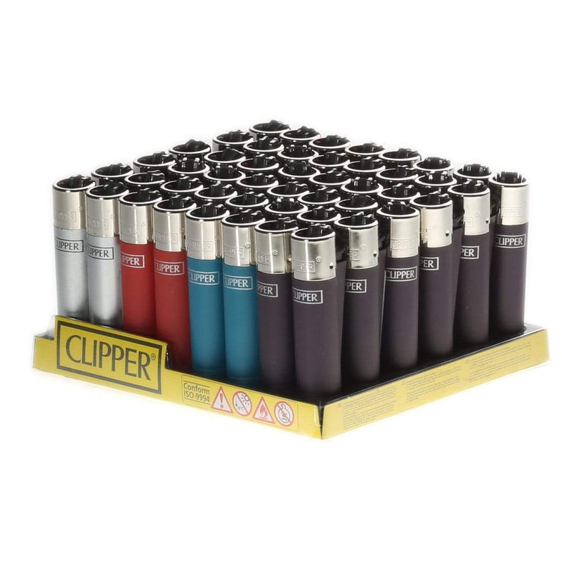 Clipper Lighters Clipper Lighter - Metallic - 48 Count