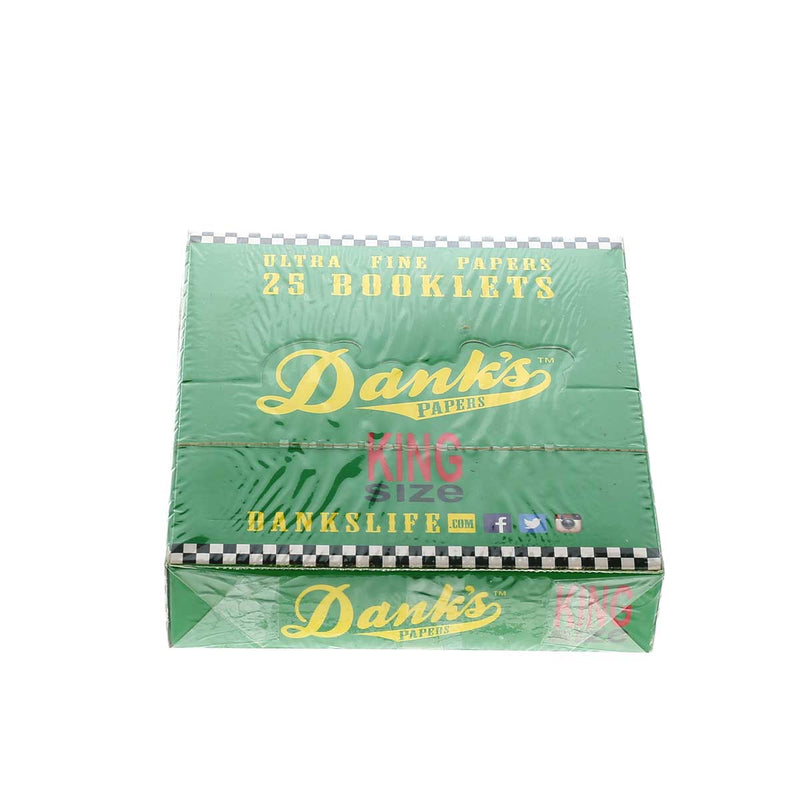 Dank's Rolling Papers Rolling Papers Dank's Rolling Papers Bleached King Size - 25 Count