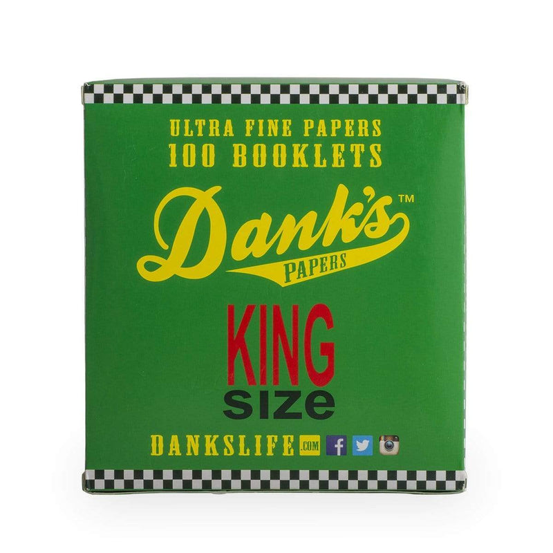 Dank's Rolling Papers Rolling Papers Dank's Rolling Papers Bleached King Size - 25 Count