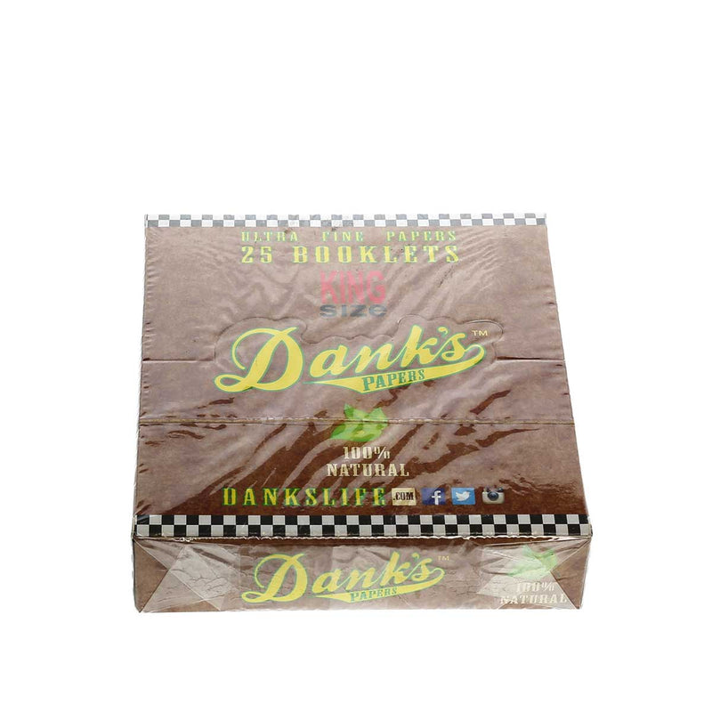 Dank's Rolling Papers Rolling Papers Dank's Rolling Papers Natural King Size - 25 Count