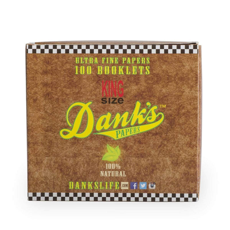 Dank's Rolling Papers Rolling Papers Dank's Rolling Papers Natural King Size - 25 Count