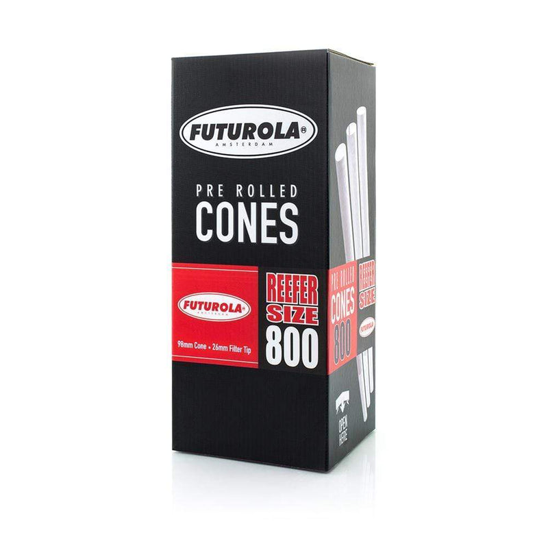 Futurola Pre-Rolled Cones Futurola White Pre Roll Cones - Reefer 98/26 - 800 Count