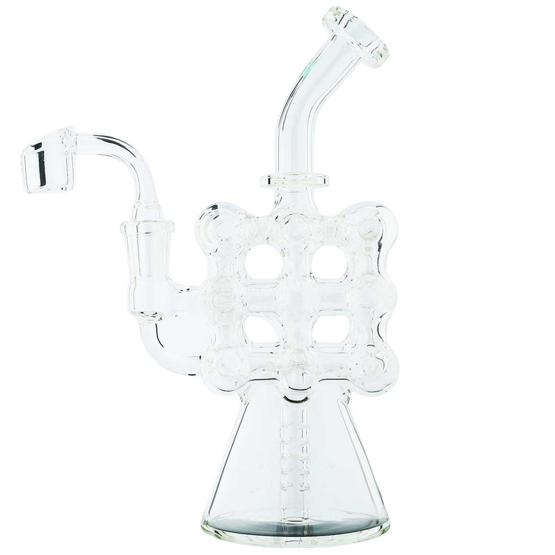 Hitman Glass Dab Rig 8.5"  Hitman Square Bubble Connections Rig 14mm  Beaker