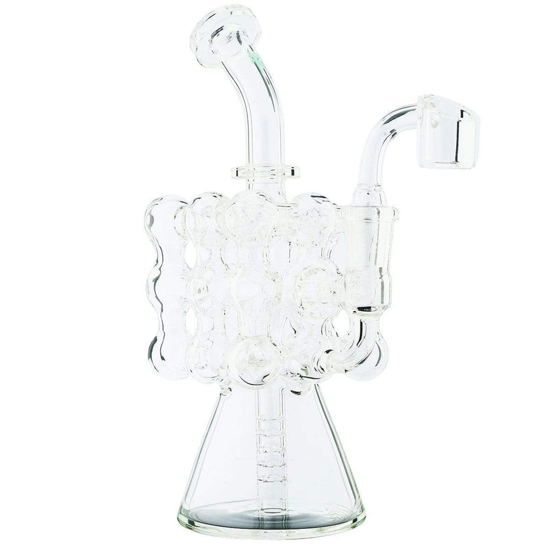 Hitman Glass Dab Rig 8.5"  Hitman Square Bubble Connections Rig 14mm  Beaker