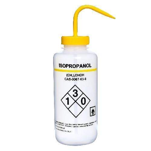 LDPE Bottles Wash Bottles LDPE Premium Labeled Wash Bottles - Isopropanol 1000 ml